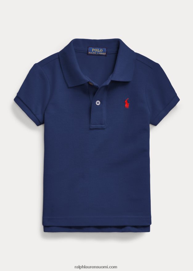 Ralph Lauren lapset puuvillaverkkopaita 0Z24ZR6752 newportin laivasto
