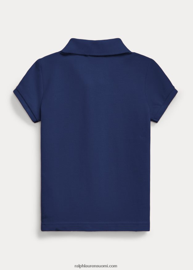 Ralph Lauren lapset puuvillaverkkopaita 0Z24ZR6752 newportin laivasto