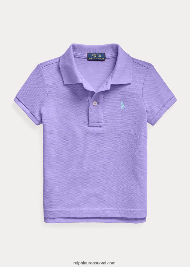Ralph Lauren lapset puuvillaverkkopaita 0Z24ZR6753 kaktuksen violetti