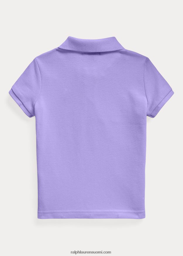Ralph Lauren lapset puuvillaverkkopaita 0Z24ZR6753 kaktuksen violetti
