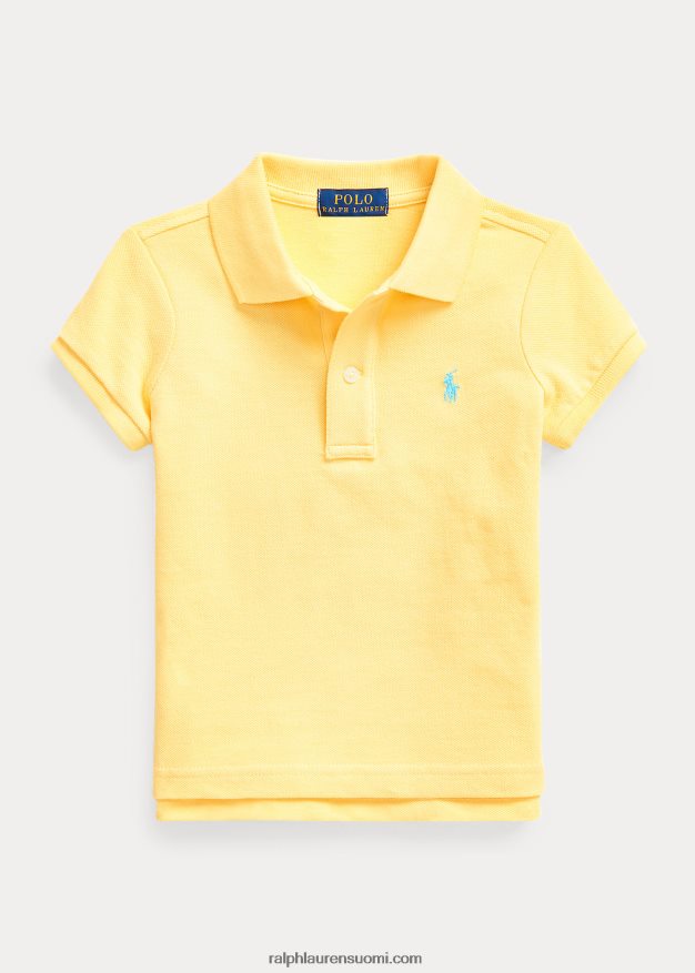 Ralph Lauren lapset puuvillaverkkopaita 0Z24ZR6754 maissin keltainen