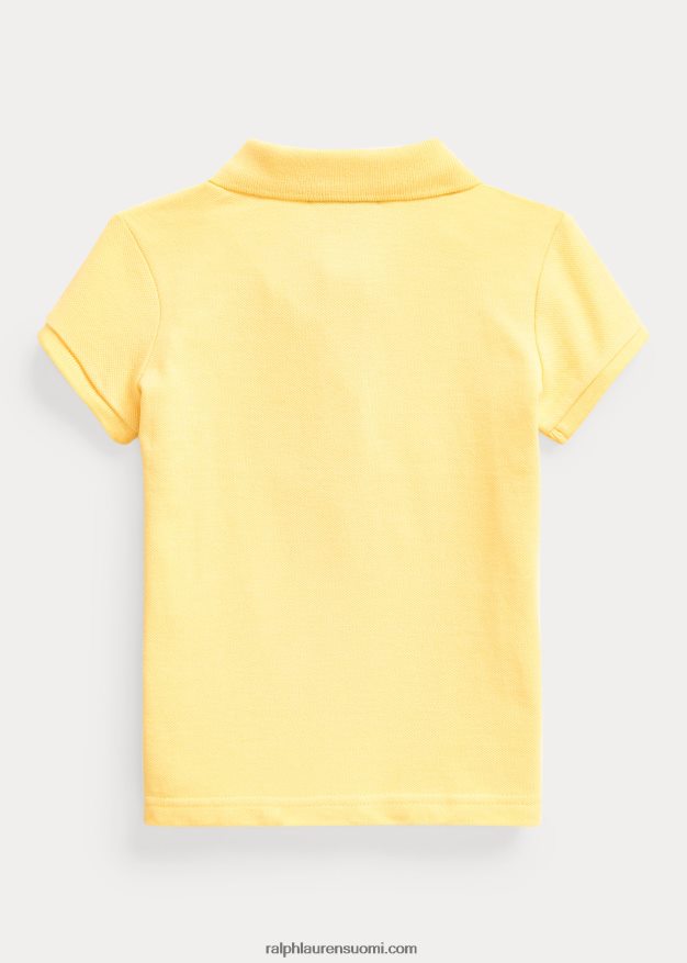 Ralph Lauren lapset puuvillaverkkopaita 0Z24ZR6754 maissin keltainen