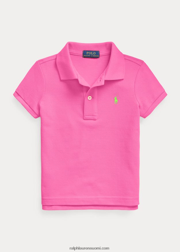Ralph Lauren lapset puuvillaverkkopaita 0Z24ZR6755 dalia pinkki