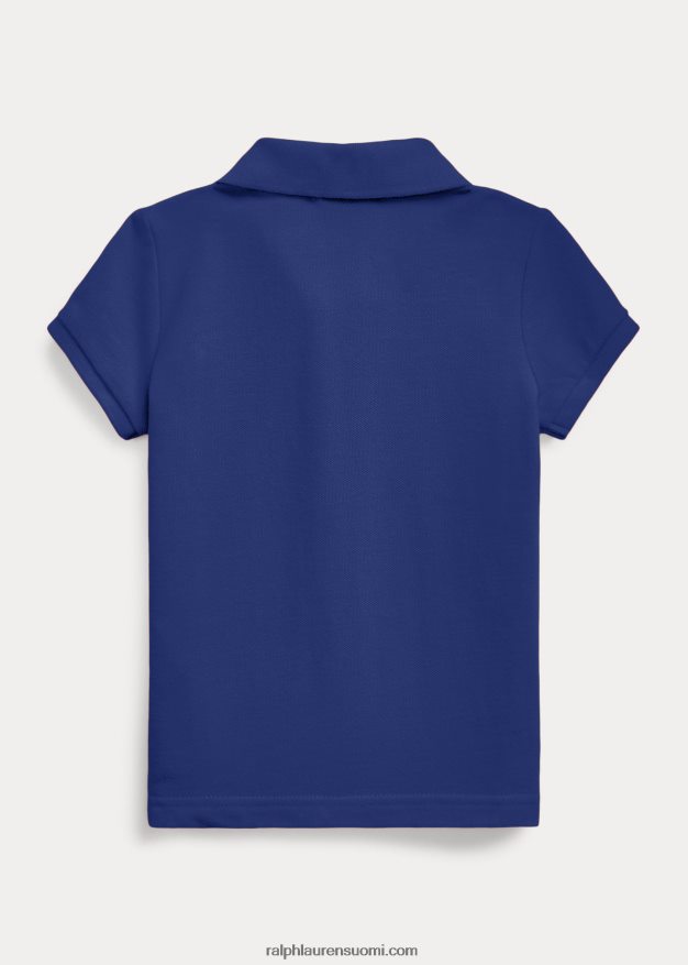 Ralph Lauren lapset puuvillaverkkopaita 0Z24ZR6759 syksy kuninkaallinen