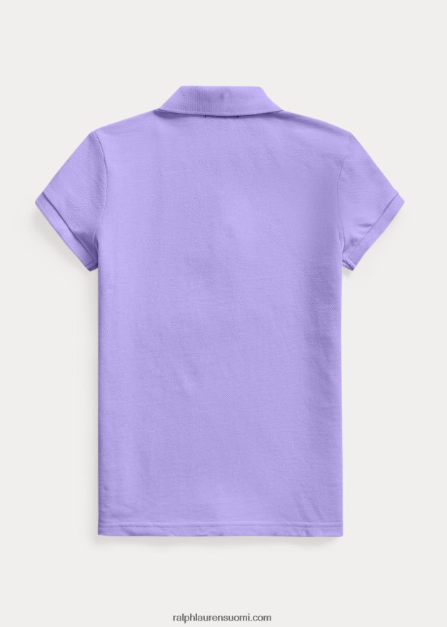 Ralph Lauren lapset puuvillaverkkopaita 0Z24ZR6978 kaktuksen violetti