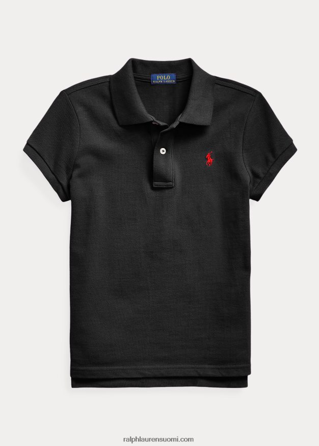 Ralph Lauren lapset puuvillaverkkopaita 0Z24ZR6979 musta