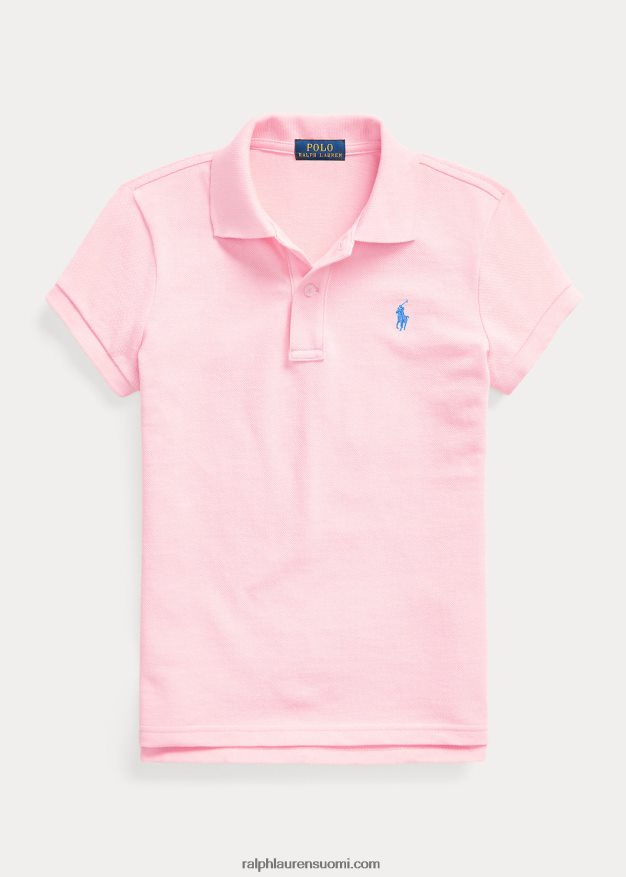 Ralph Lauren lapset puuvillaverkkopaita 0Z24ZR6980 karmelin pinkki