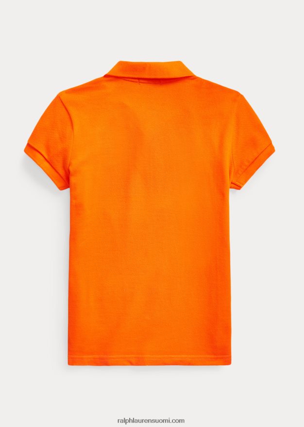 Ralph Lauren lapset puuvillaverkkopaita 0Z24ZR6984 purjehtiva oranssi