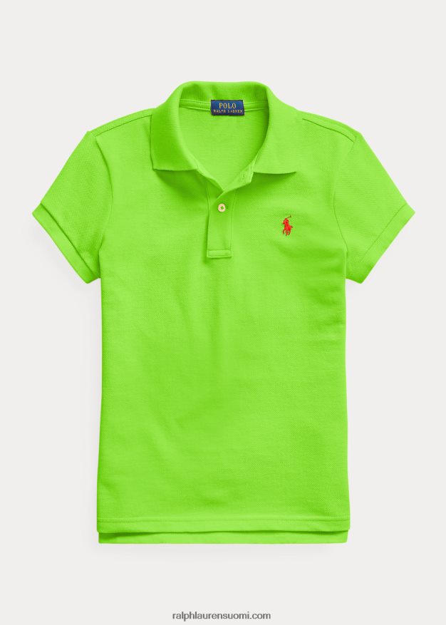 Ralph Lauren lapset puuvillaverkkopaita 0Z24ZR6988 kiivi lime