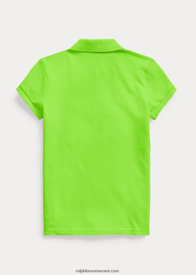 Ralph Lauren lapset puuvillaverkkopaita 0Z24ZR6988 kiivi lime