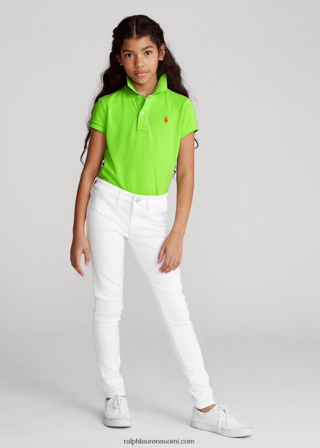 Ralph Lauren lapset puuvillaverkkopaita 0Z24ZR6988 kiivi lime