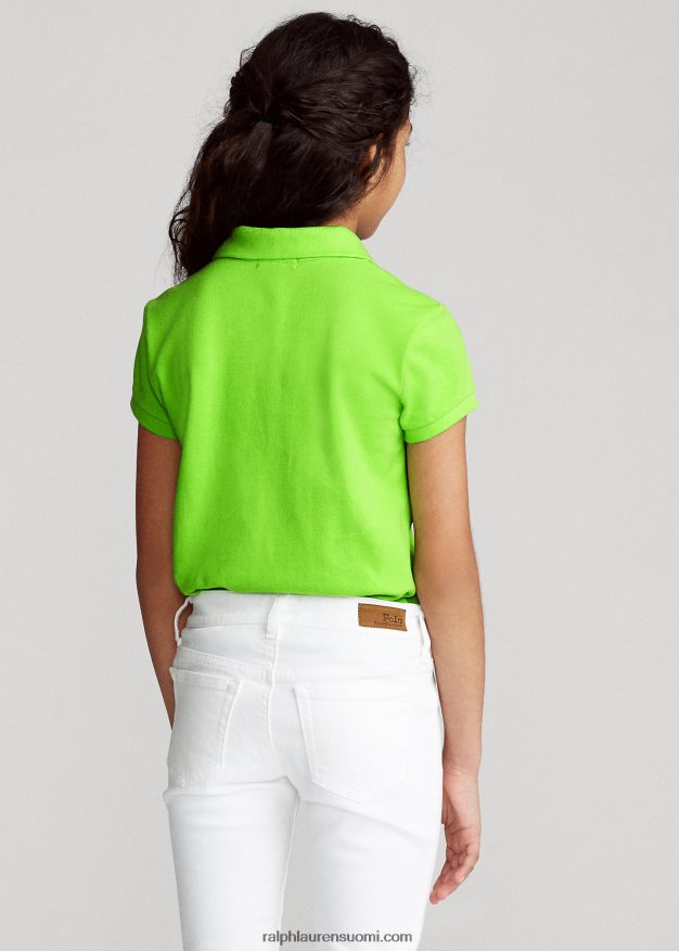 Ralph Lauren lapset puuvillaverkkopaita 0Z24ZR6988 kiivi lime