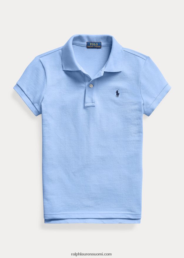 Ralph Lauren lapset puuvillaverkkopaita 0Z24ZR6990 satamasaaren sininen