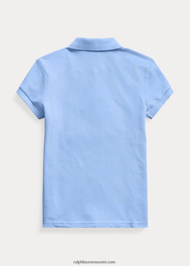 Ralph Lauren lapset puuvillaverkkopaita 0Z24ZR6990 satamasaaren sininen