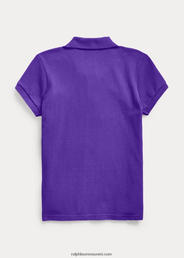 Ralph Lauren lapset puuvillaverkkopaita 0Z24ZR6992 chalet violetti