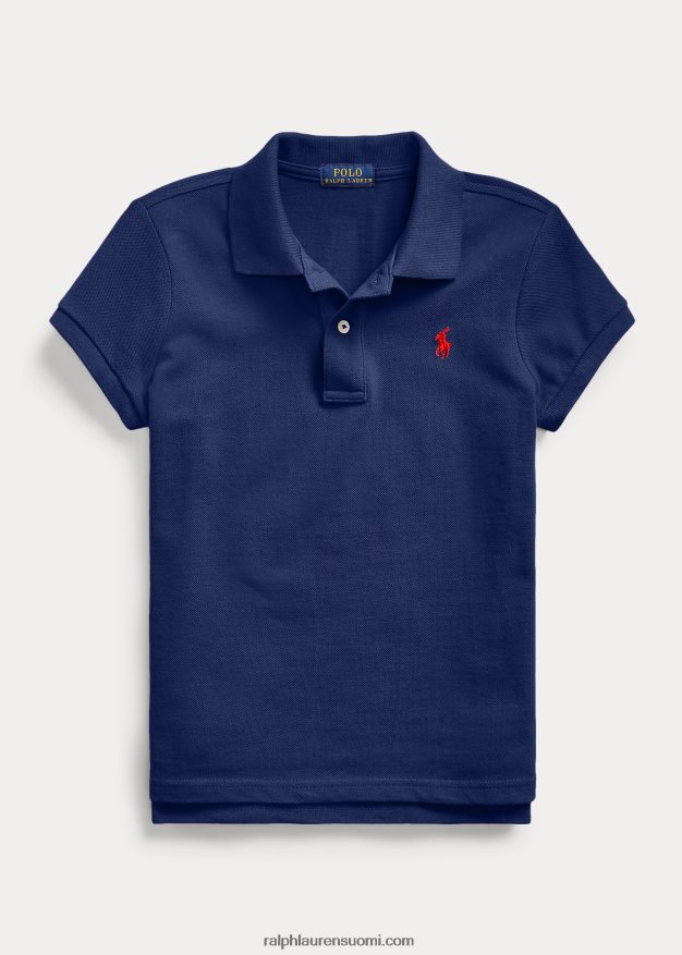 Ralph Lauren lapset puuvillaverkkopaita 0Z24ZR6993 newportin laivasto