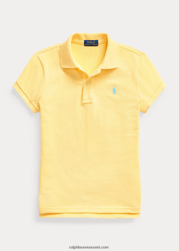 Ralph Lauren lapset puuvillaverkkopaita 0Z24ZR6996 maissin keltainen