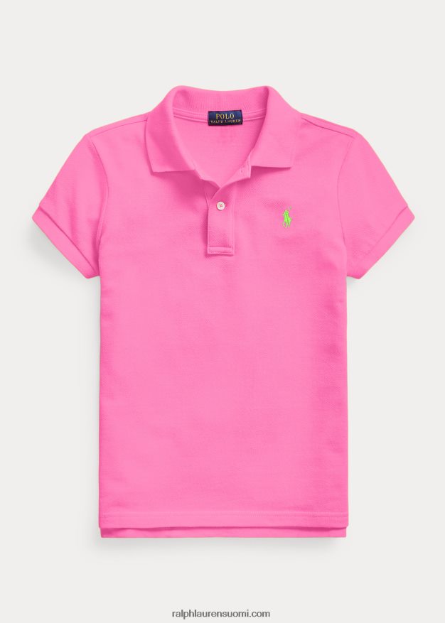 Ralph Lauren lapset puuvillaverkkopaita 0Z24ZR6997 dalia pinkki
