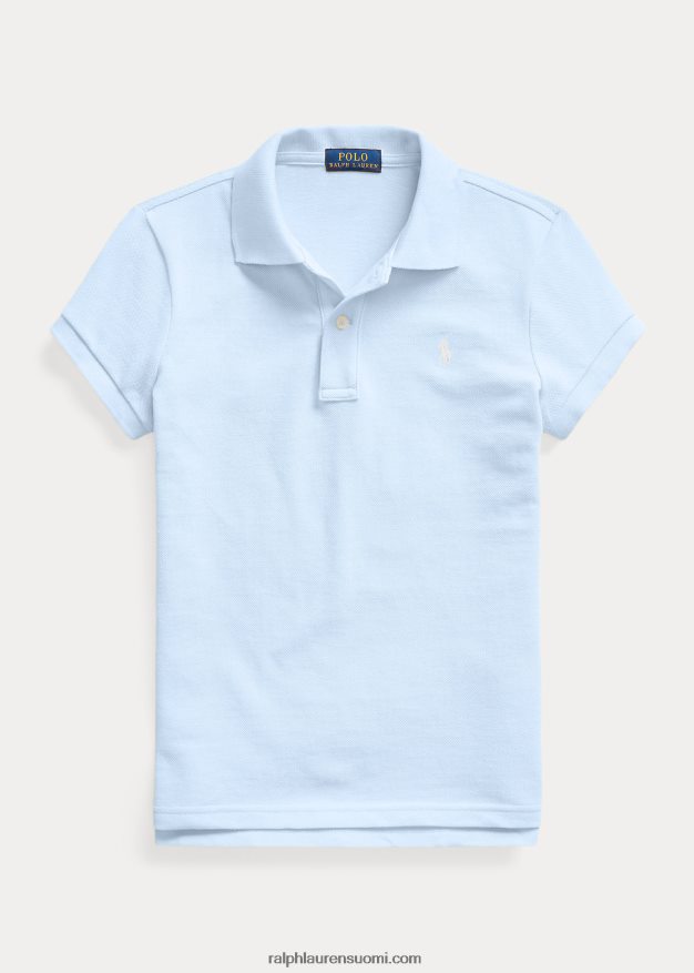 Ralph Lauren lapset puuvillaverkkopaita 0Z24ZR6998 toimiston sininen