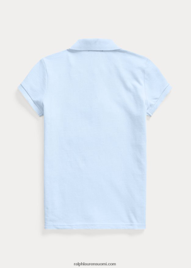 Ralph Lauren lapset puuvillaverkkopaita 0Z24ZR6998 toimiston sininen