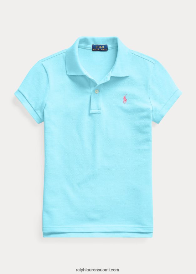 Ralph Lauren lapset puuvillaverkkopaita 0Z24ZR7000 turkoosi nova