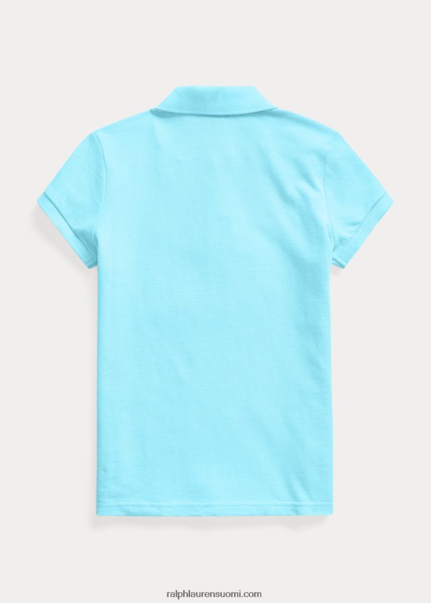 Ralph Lauren lapset puuvillaverkkopaita 0Z24ZR7000 turkoosi nova