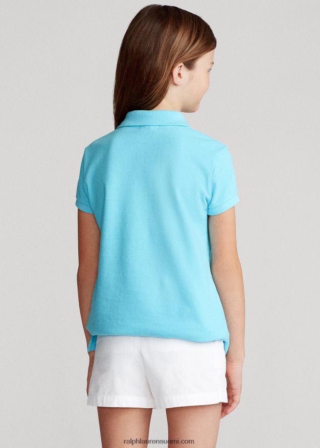 Ralph Lauren lapset puuvillaverkkopaita 0Z24ZR7000 turkoosi nova
