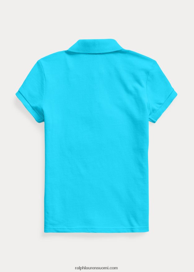 Ralph Lauren lapset puuvillaverkkopaita 0Z24ZR7003 poukaman sininen