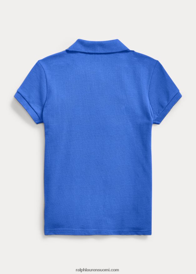 Ralph Lauren lapset puuvillaverkkopaita 0Z24ZR7004 uusi iiriksen sininen