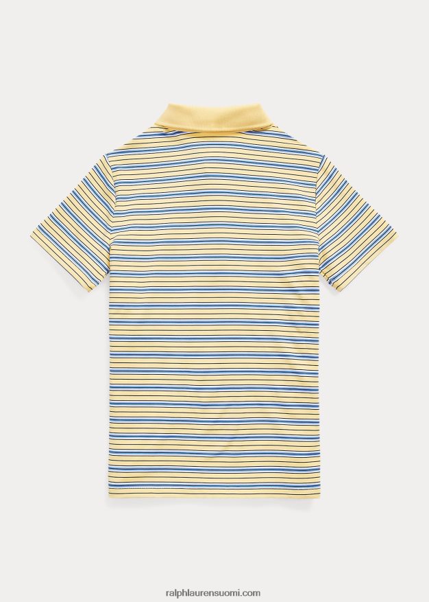 Ralph Lauren lapset raidallinen performance jersey poolopaita 0Z24ZR6468 maissinkeltainen multi