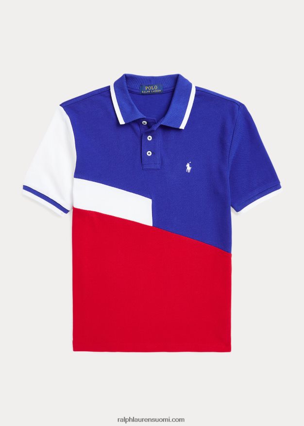 Ralph Lauren lapset värjätty puuvillaverkkopaita 0Z24ZR9846 rl 2000 punainen multi