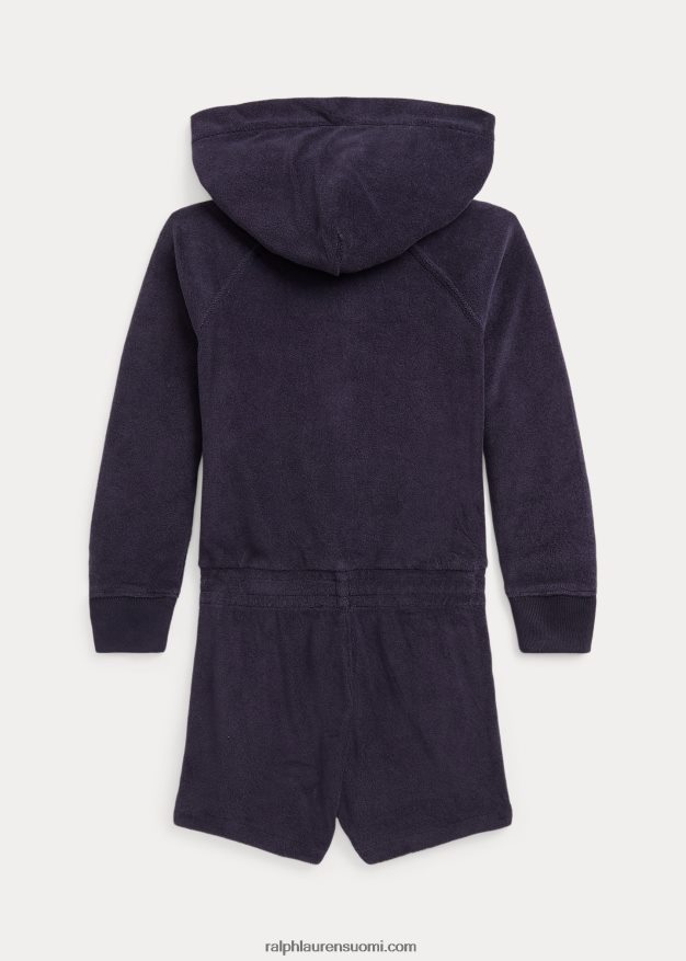 Ralph Lauren lapset hupullinen froteepomperi 0Z24ZR7451 rl laivasto