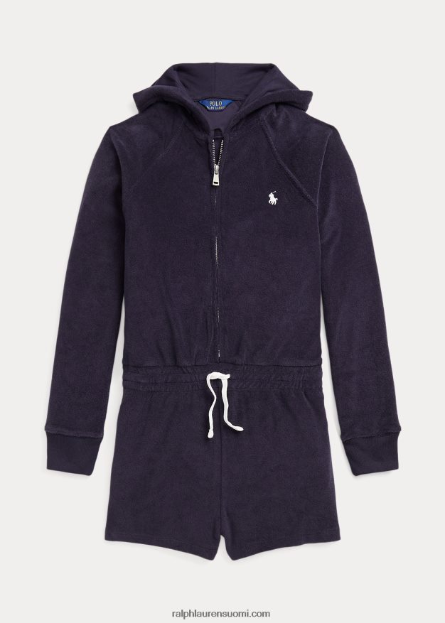 Ralph Lauren lapset hupullinen froteepomperi 0Z24ZR7604 rl laivasto