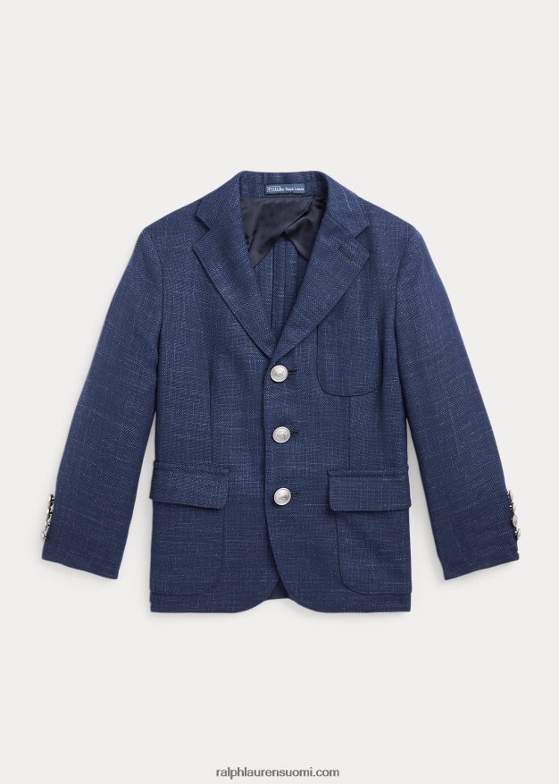 Ralph Lauren lapset Polo pehmeä joustava twill-bleiseri 0Z24ZR5815 laivasto