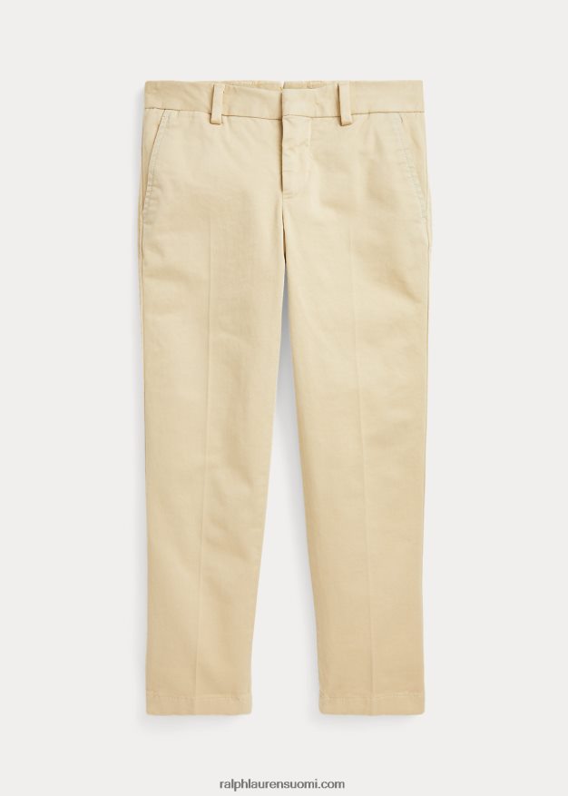 Ralph Lauren lapset joustavat chino-pukuhousut 0Z24ZR5668 rusketus
