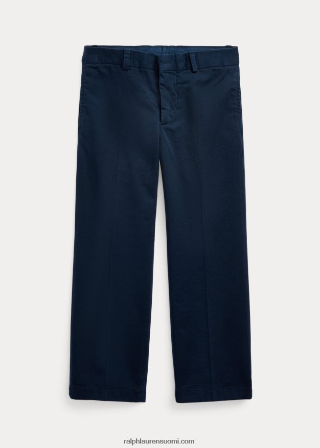 Ralph Lauren lapset joustavat chino-pukuhousut 0Z24ZR5669 kirkas laivasto