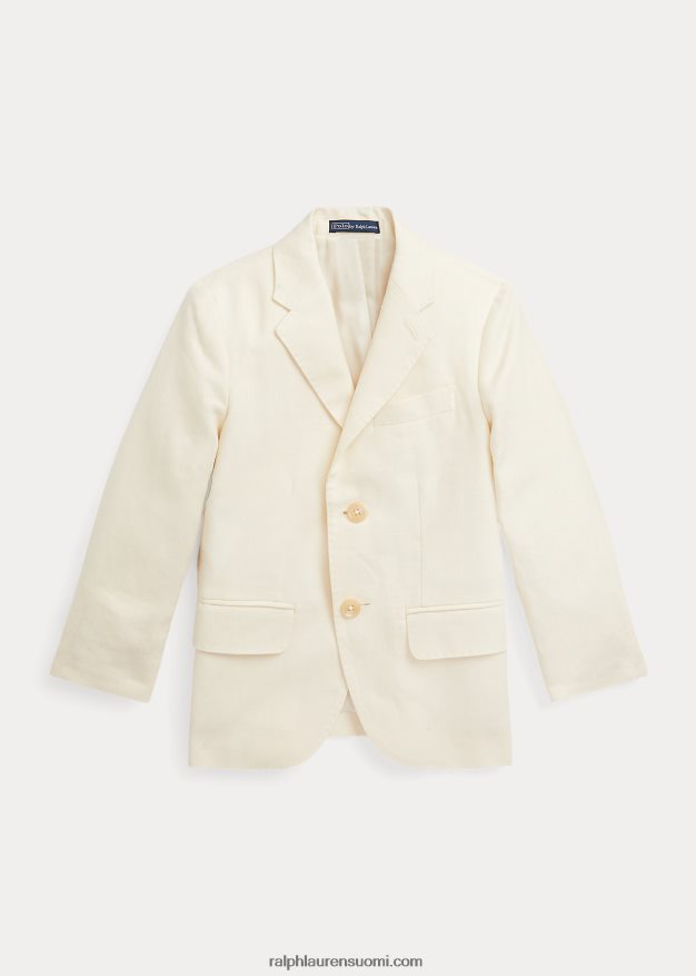 Ralph Lauren lapset pellava poolopukutakki 0Z24ZR5811 kevyt kerma