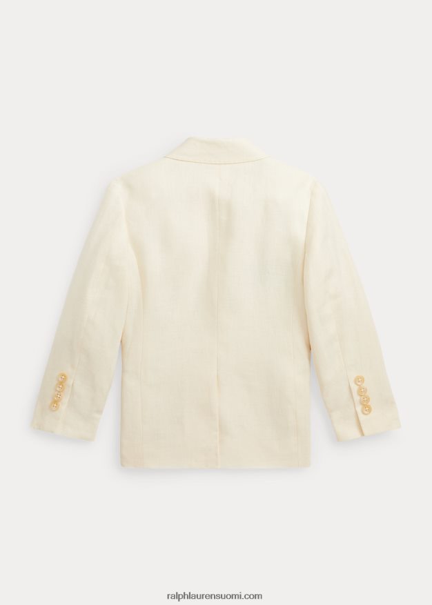 Ralph Lauren lapset pellava poolopukutakki 0Z24ZR5811 kevyt kerma