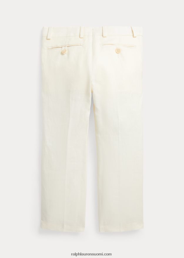 Ralph Lauren lapset pellavapukuhousut 0Z24ZR5813 kevyt kerma