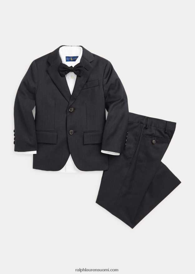 Ralph Lauren lapset poolovillainen twill-puku 0Z24ZR5874 puuhiili