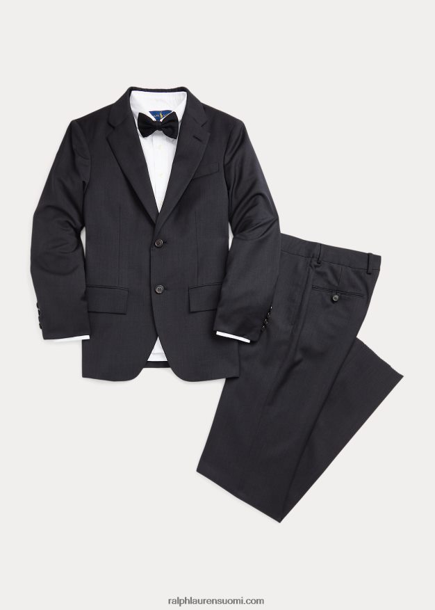 Ralph Lauren lapset poolovillainen twill-puku 0Z24ZR6245 puuhiili