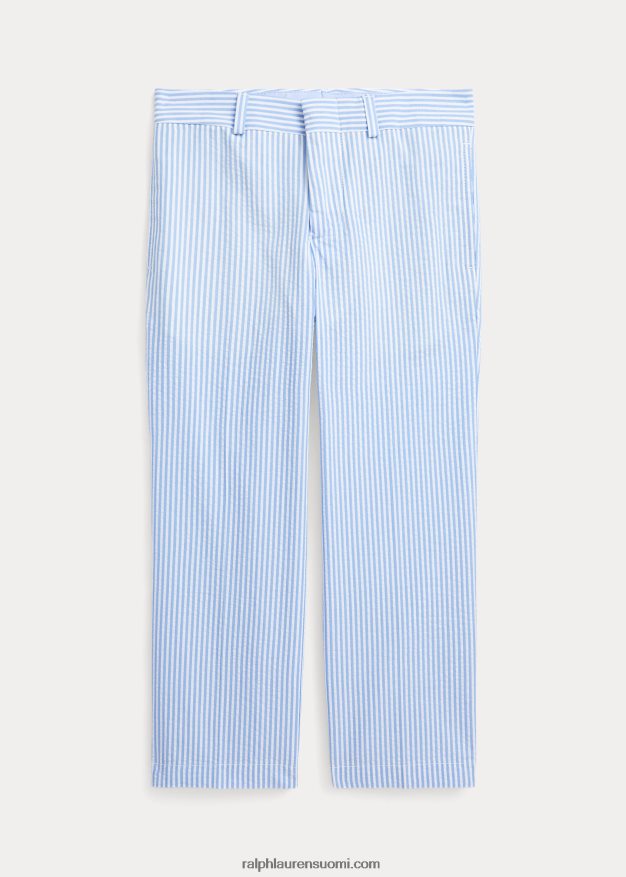 Ralph Lauren lapset seersucker pukuhousut 0Z24ZR5833 sinivalkoinen