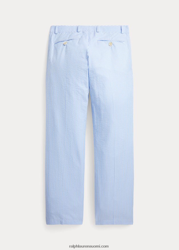 Ralph Lauren lapset seersucker pukuhousut 0Z24ZR6190 sinivalkoinen