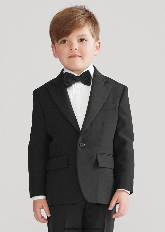 Ralph Lauren lapset villainen barathea-smokki 0Z24ZR5707 musta