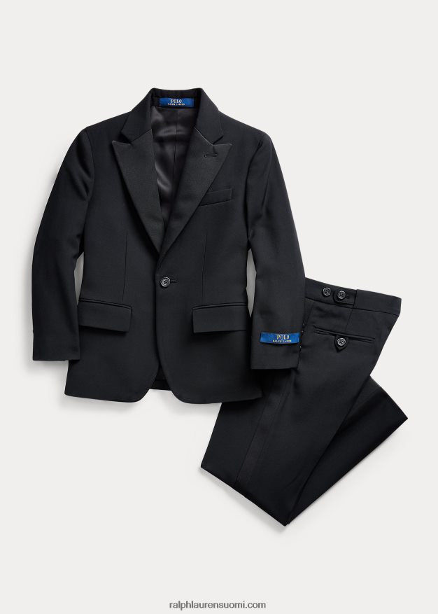 Ralph Lauren lapset villainen barathea-smokki 0Z24ZR5707 musta