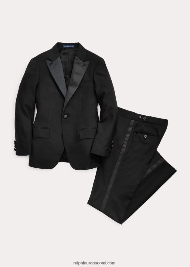 Ralph Lauren lapset villainen barathea-smokki 0Z24ZR6006 musta