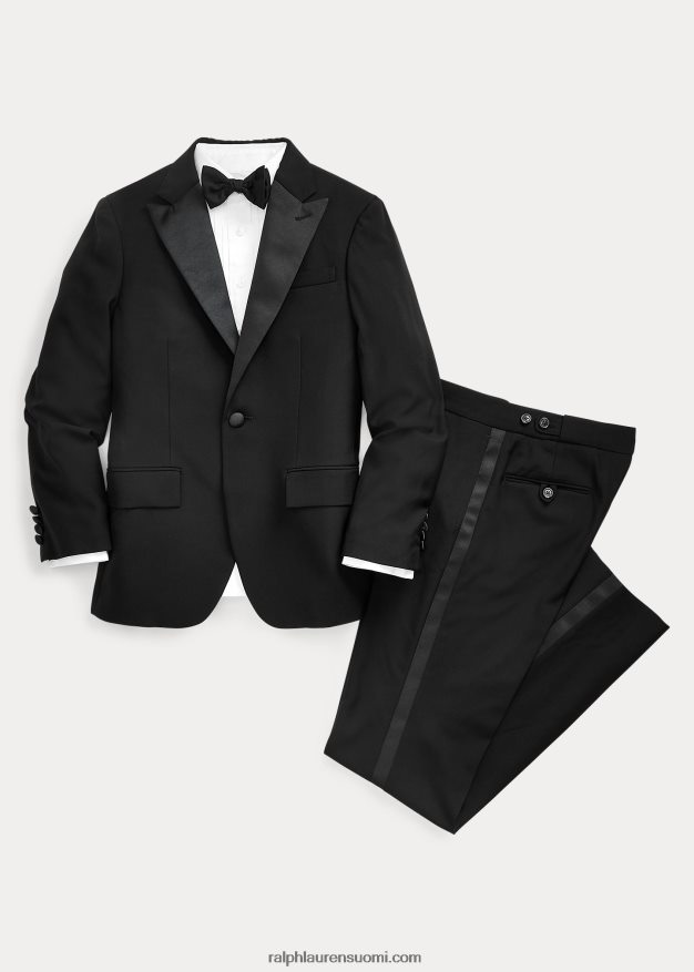 Ralph Lauren lapset villainen barathea-smokki 0Z24ZR6006 musta