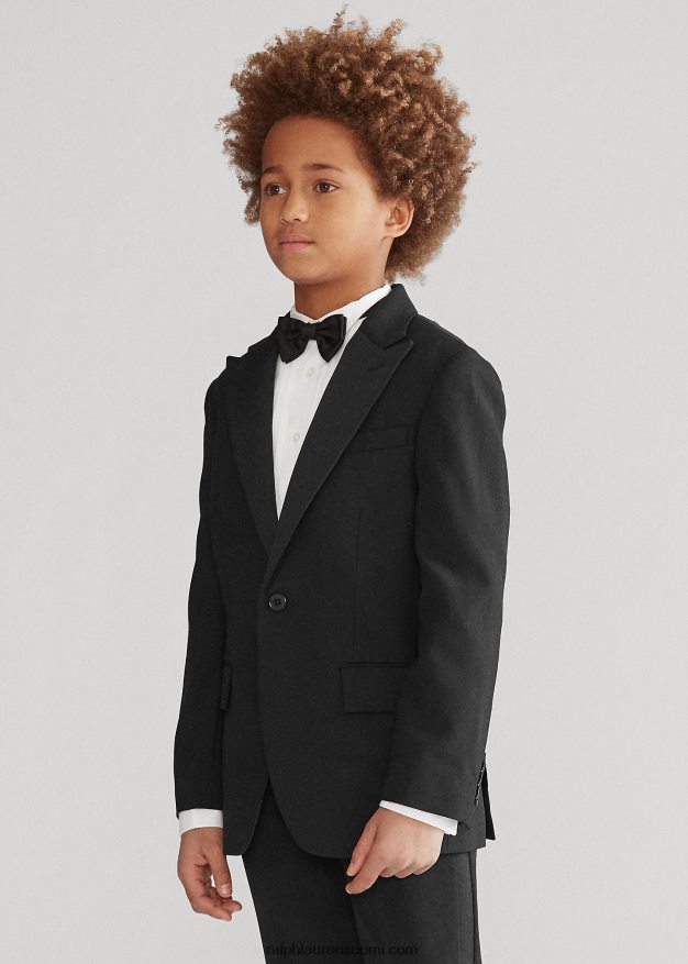 Ralph Lauren lapset villainen barathea-smokki 0Z24ZR6006 musta