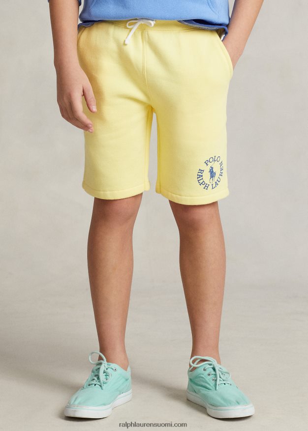 Ralph Lauren lapset iso poni logo fleece lyhyt 0Z24ZR5651 bristolin keltainen
