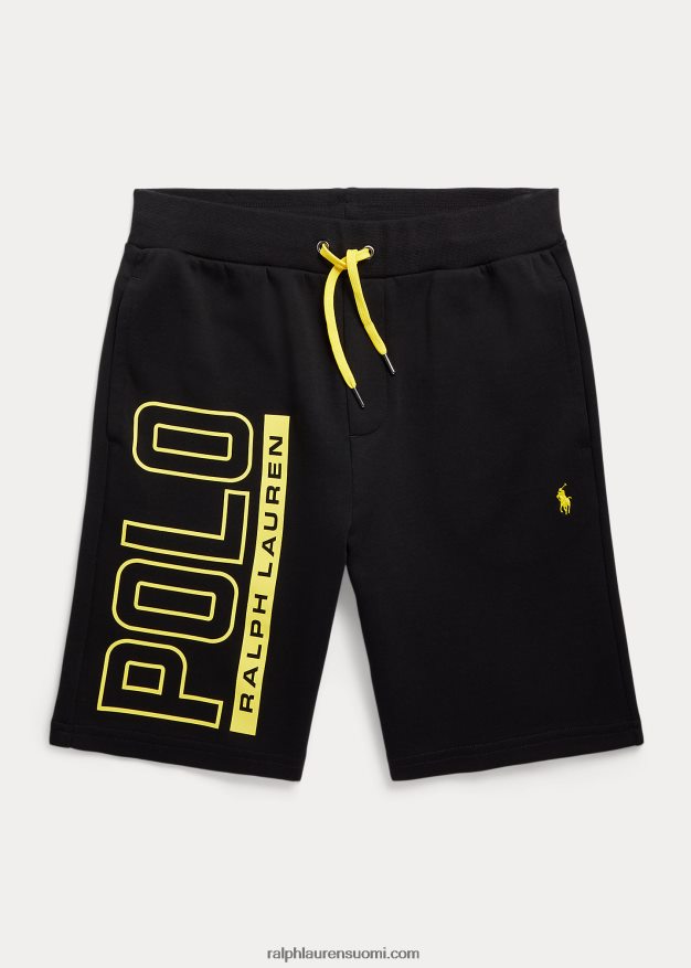 Ralph Lauren lapset logo kaksoisneulottu lyhyt 0Z24ZR5969 musta